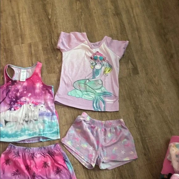 Wonder Nation Kids Unicorn and Mermaid Matching Sets - Purple and Pink - Picture 11 of 11